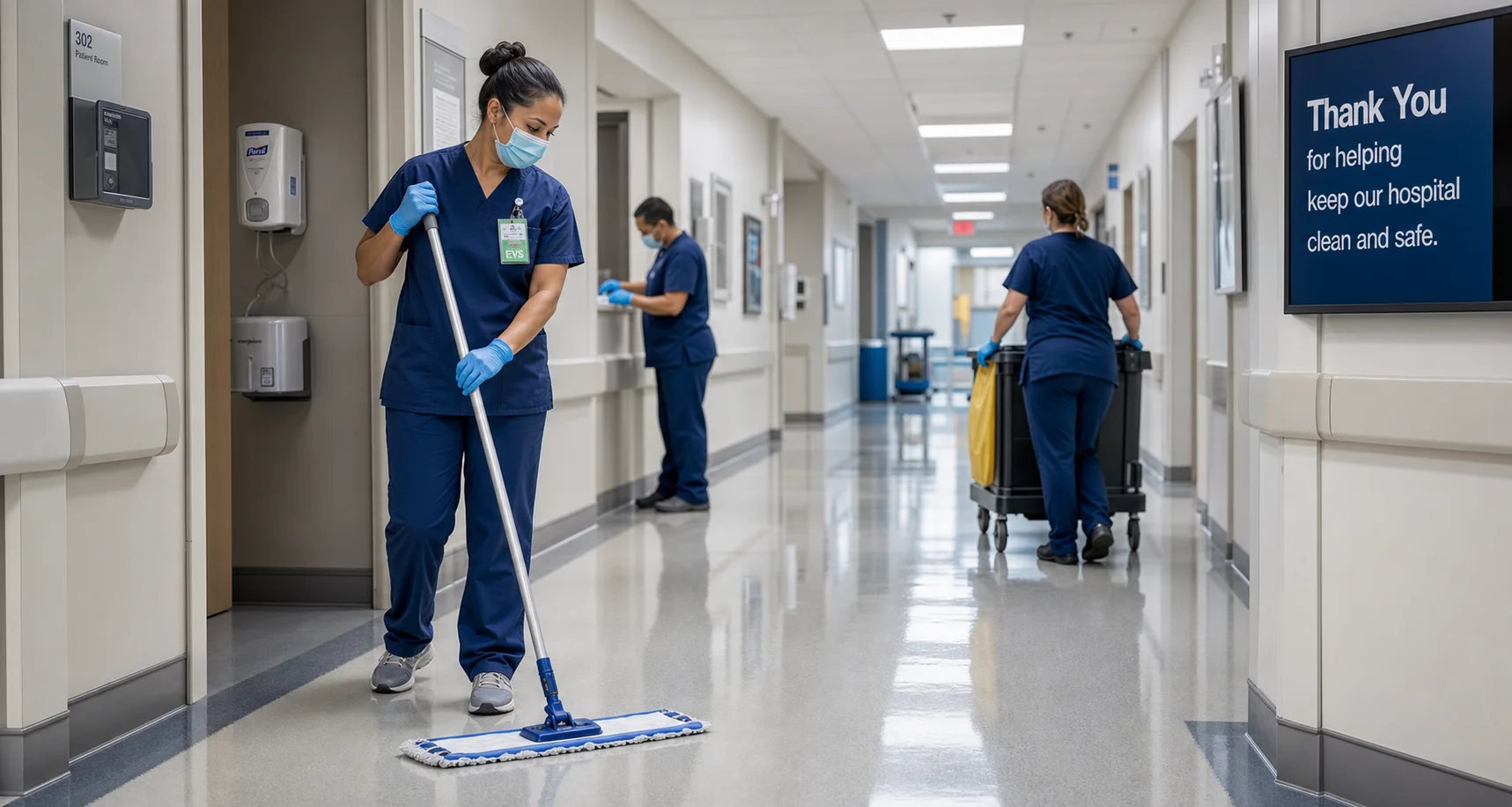 RSG healthcare environmental services setting
