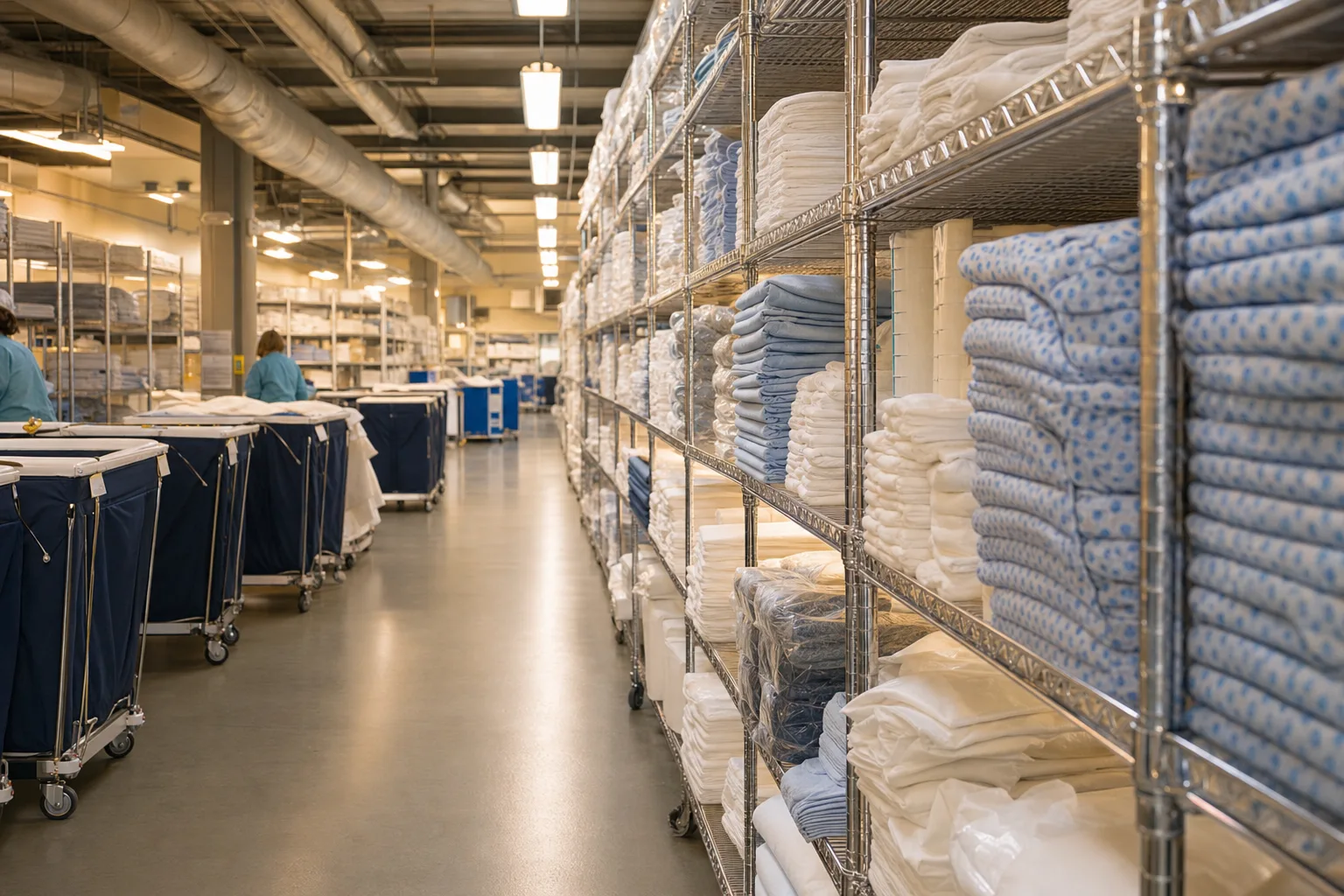 Linen & textile management service environment