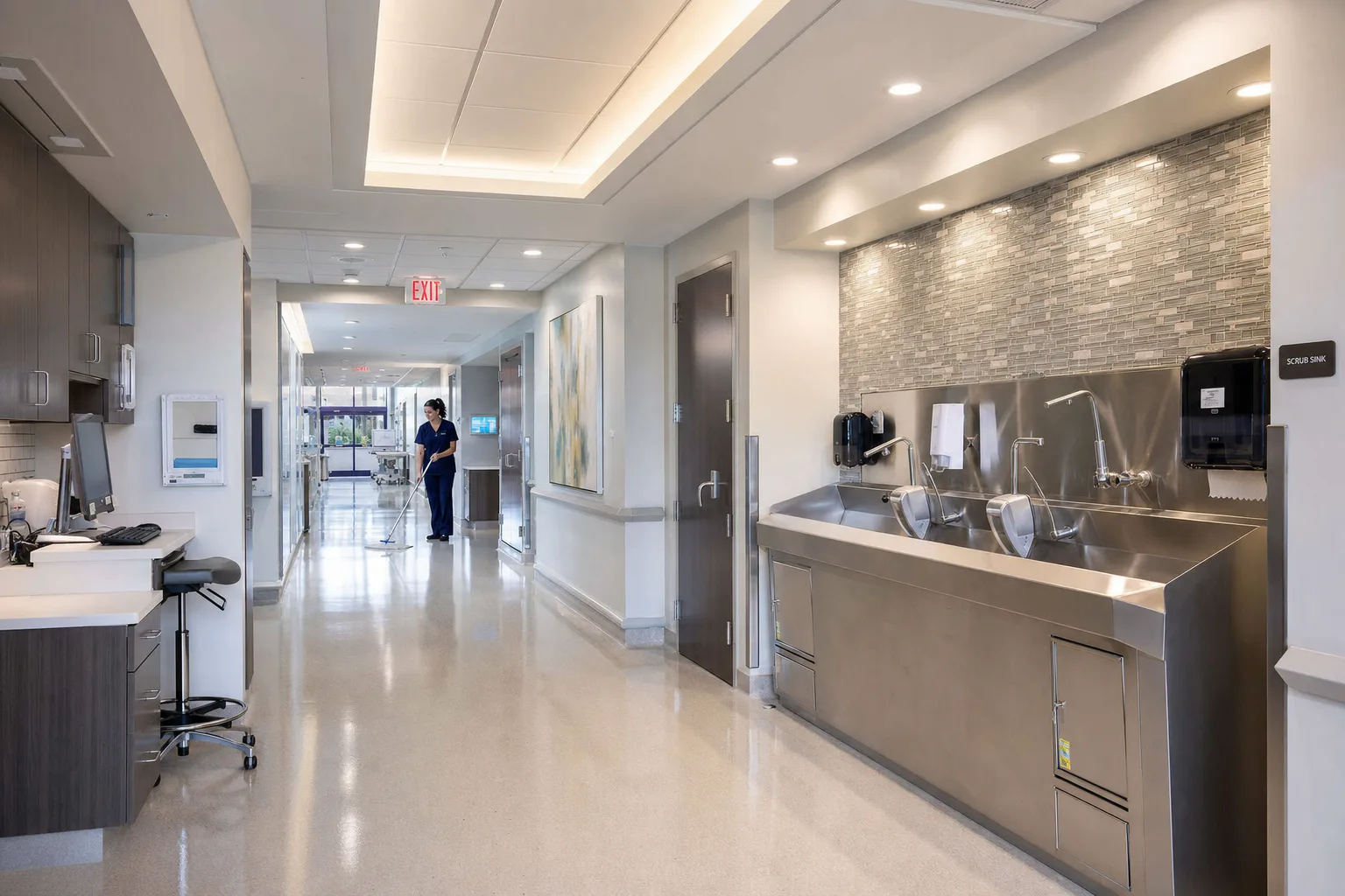 RVP healthcare environmental services setting